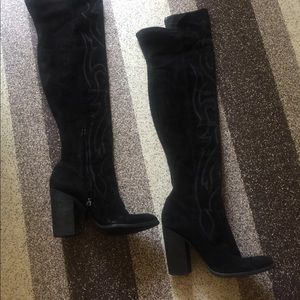 Sam Edelman over the knee suede boot
